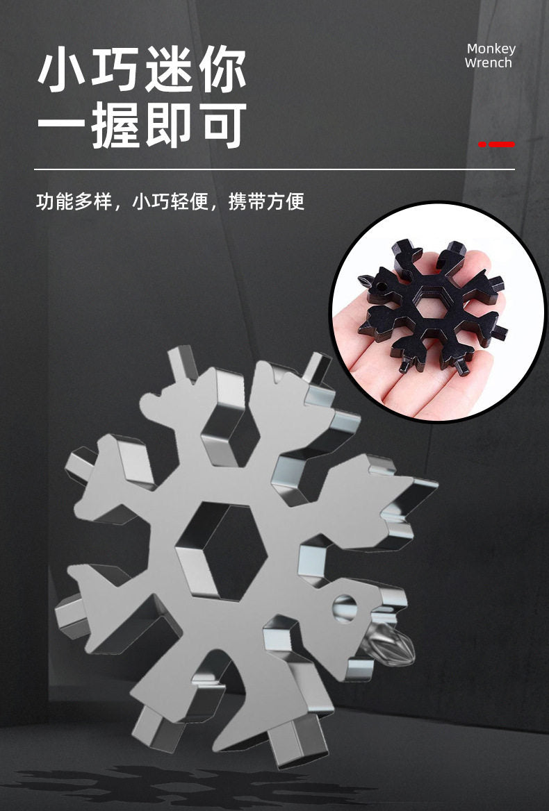 18-in-1 Portable Outdoor Multi Tool, Hex & Octagonal Screwdriver, Allen & Star Wrench